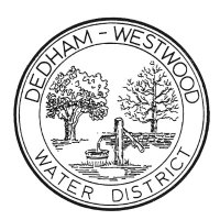 Dedham-Westwood Water District(@DWWD_H20) 's Twitter Profile Photo