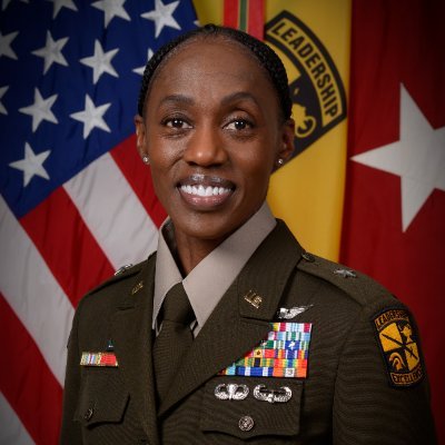Brig. Gen. Amanda I. Azubuike, Deputy Commanding General for U.S. Army Cadet Command. @armyrotc | @cg_armyrotc | @tradoc Follows and RTs ≠ Endorsement.