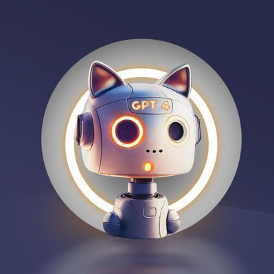 CatGPT4's profile picture. https://t.co/U9ObmTxhpf