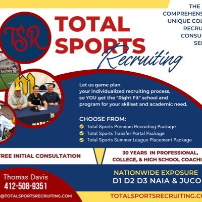 President-Total Sports Recruiting. Instructor/Coach Invictus Analytics. Former Red Sox Pitcher. 35 years in HS, College, Travel and Football Coaching.