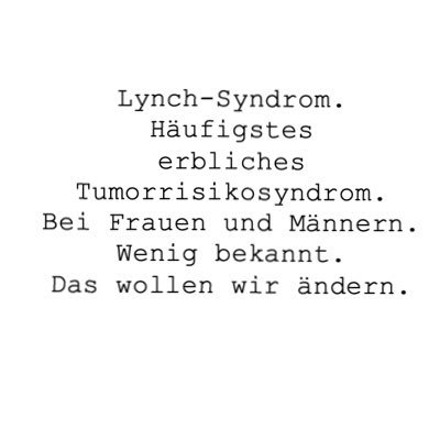 Lynchfluencer: physicians, scientists, patients | We are all busy with Lynch Syndrome: awareness, diagnosis, therapy, vaccination, public health. #lynchfluencer