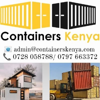 Leaders in Selling,Leasing and Fabrication of Dry and Refrigerated shipping containers . Forklift and Crane Services Available.📞+254728058788
