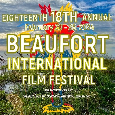 Please join us for the 18th annual Beaufort International Film Festival Feb 20-25, 2024. See our website for details at https://t.co/9tlqsenzWt.