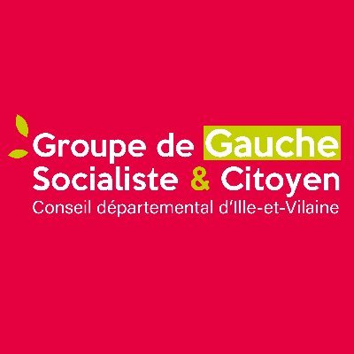 Compte Twitter du groupe de Gauche, Socialiste et Citoyen du Conseil Départemental d'@ille_et_vilaine, présidé par @LudoCoulombel