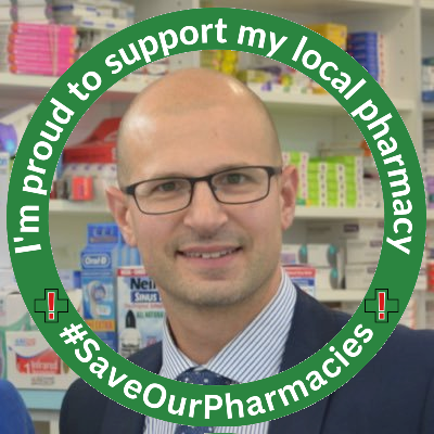 Pharmacist IP Owner Newdays Pharmacy. Eternal optimist, defender of small business, Vice Chair of NPA. CPE. AKA the loud French one. RFU Referee. Own views only