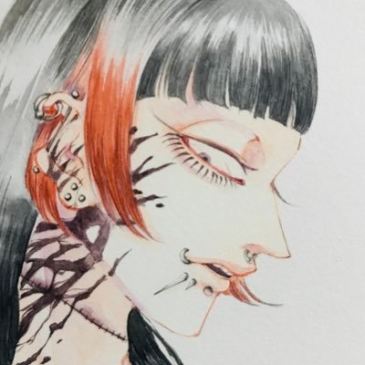 水彩が好き。 たまに絵を描きます。水彩/ONEPIECE/JOJO/DIR EN GREY/MUCC/特撮