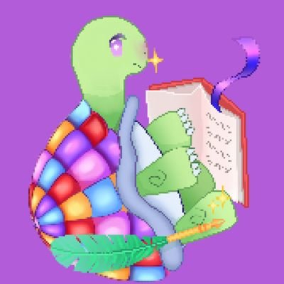 I'm a #disabled turtle gamer (#Vtuber). I talk about poetry, crafts, the paranormal, and more! Model: @dinosaurolophus pfp: Deimos Grim Logo: @nereineko