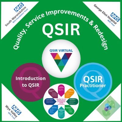 @GEHNHSnews & @nhsswft #QSIR Team linked with @QSIR_WVT & @WorcsAcuteNHS. Account managed by @LibbyH74 Email - QSIR@geh.nhs.uk