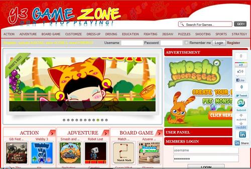 Y3 Game Zone is the #1 Y3 Game site for kids of all ages that loves to play Y3 Online games and Flash Games.