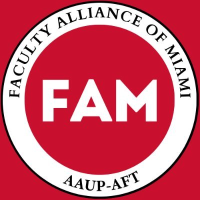 Supporting Miami U's core educational mission by promoting shared governance, academic freedom, & economic security for all Miami faculty. Views are our own.