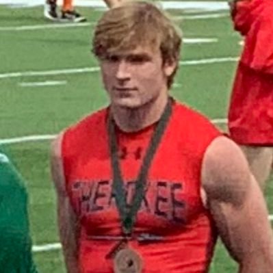 ‘24 Cherokee HS, GA Reg 5, 7A. 3-time All-Reg, 2-time 1st Team All County. Track 10.84 100m. Anchor 4x100&200 Reg Champs. Bench/Squat 250/365 3.8 GPA 1210 SAT