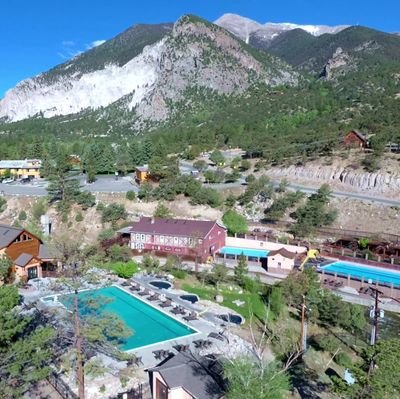 Mount Princeton Hot Springs Resort & Spa, a Colorado Natural Geothermal Oasis surrounded by 14,000 ft. Mountain Peaks in the Rocky Mountains