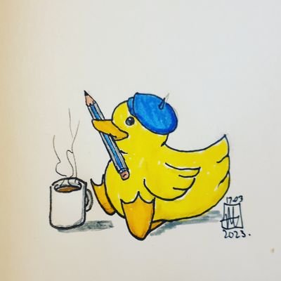 one_small_duck's profile picture. Artist. Oddity.
My brain is pudding and I talk only nonsense 
Newsletter: https://t.co/V9pALDe7QH