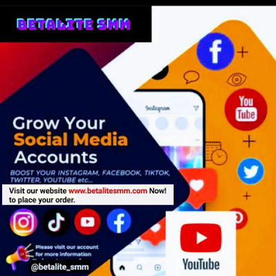 Get Youtube subs,Views,watchhour, Facebook 60k, 600k minutes and live views, Audiomack/Spotify followers, plays,streams... Visit our website below👇 to order.