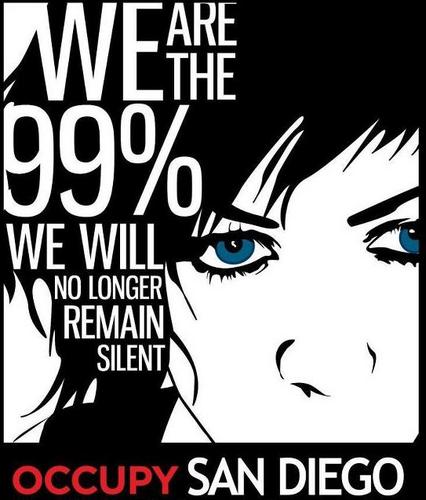 OccupySD has been occupying since 10/7/11 to stand in solidarity with Occupy Wall Street. We are the 99%