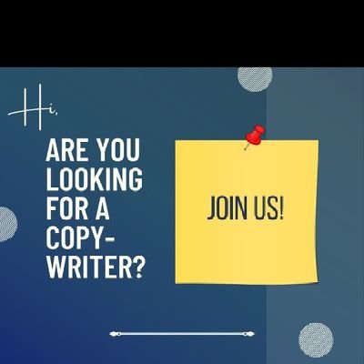 Copywriter ✍️on your click