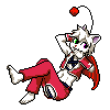 Yep, it's that femboy moogle, been around since 2007. 18+ for obvious reasons, though I am not super active on the twits.