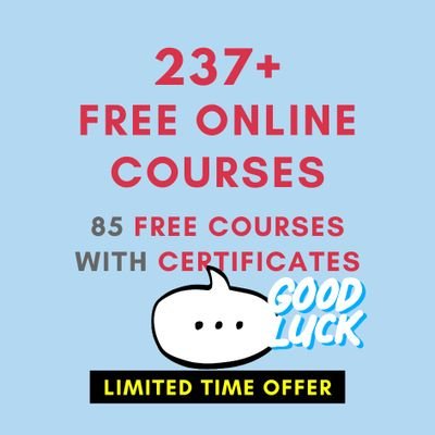 we offer free online courses of any kind thanks to our experts

Any course you need you will find it in this channel for free Thanks to our experts just mentio