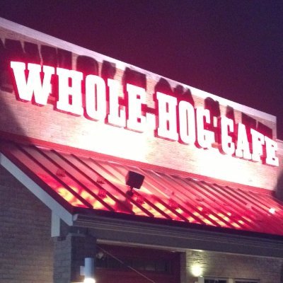 wholehogcafe's profile picture. Come for the great tweets, stay for the delicious eats!  Follow us & retweet if you LOVE our World Champion #BBQ!
