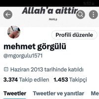 mehmet görgülü(@mgorgulu1571) 's Twitter Profile Photo