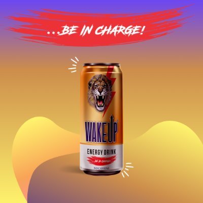 Wake-Up, a new alcoholic energy drink with “No Caffeine” is a refreshing and invigorating alcoholic beverage that will give you a burst of ener