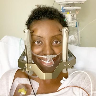 Hi. I'm Cathelene Munyiri. She/her, I'm black. Battling breast cancer / Brain Tumor. I don’t want anyone feeling sorry for me, I choose to live.