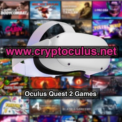 - Plataforma Crypto de Juegos de Oculus Quest 2.

- Oculus Quest 2 Crypto Gaming Platform.

https://t.co/Ps5Q1cM1hO