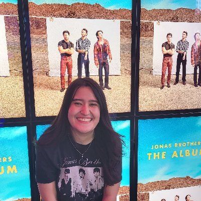 hbanker13's profile picture. Here to talk about the Jonas Brothers, Taylor Swift, and anything else that comes to mind.
26. She/her.