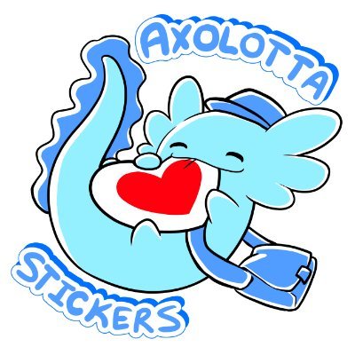 AxolottaStkrs's profile picture. The Artist Alley Ally! Vinyl Sticker Printing Service - https://t.co/y4XPHvSiNE