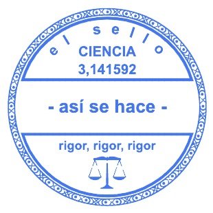 cuenta del sello para la comunicación científica y divulgación científica, y para echar unas risas también.