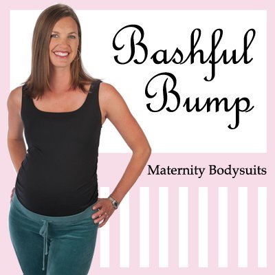 BashfulBump's profile picture. With Bashful Bump Maternity Bodysuits, you'll never tug your shirt down again!