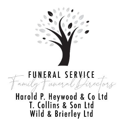▪️Harold P. Heywood & Co Ltd ▪️ T. Collins & Son Ltd▪️Wild & Brierley Ltd ▪️ Independent family funeral directors serving the community for over 100 years 🖤🕊️