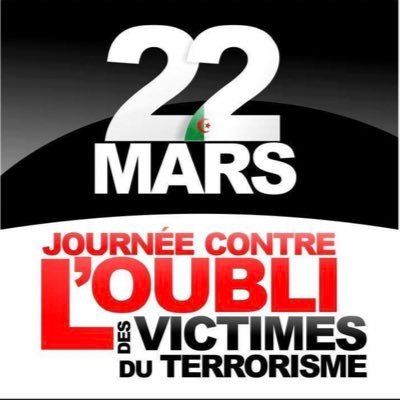 Pour la mémoire des victimes du terrorisme islamiste en Algérie durant la décennie noire.