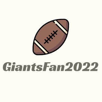 GiantsFan2022 official Twitter. Home of the best NFL news. Giants4life
Tiktok: GiantsFan2022