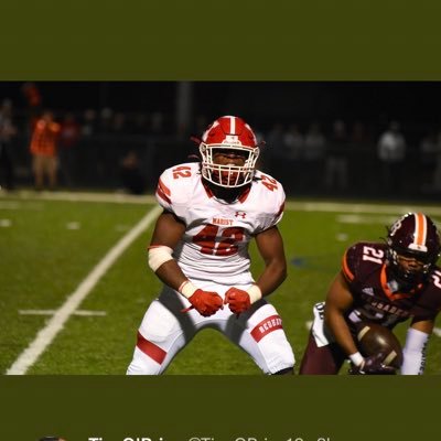 Marist chicago 2024 |RB/LB/ATH| 5'11 216 junior |All-Conference 8A| 101 total tackles 62 solo tackles 1 int 2022 season.