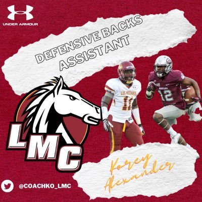 Los Medanos Community College Corners Coach/ Former University of Montana DB