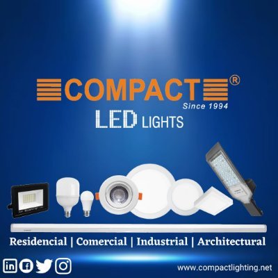 led_compact's profile picture. Light house, LED panels, LED bulbs, LED down light, LED surface light, Street lights, flood. lights etc