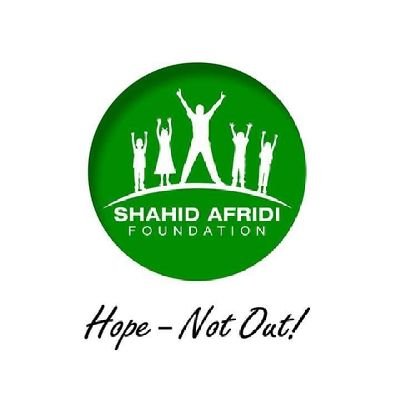 Giving Hope to the people in Pakistan & across the Globe that together we will make a difference for Humanity as #HopeNotOut. Founding Chairman @SAfridiOfficial