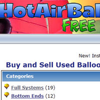 We tweet every time a new ad is published in the Balloonist's Classifieds.