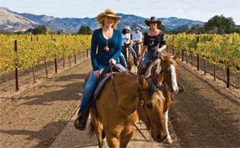 (805) 944.0493 Horseback riding with wine tasting in the beautiful Santa Barbara wine country. http://t.co/Y14bG5nvBo