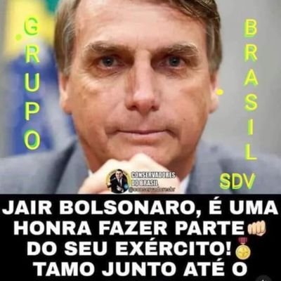 direita conservadora 100% Bolsonaro