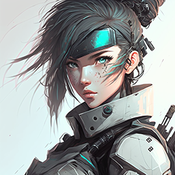 CyberPunk Soldier Girl is often a symbol of rebellion, fighting against the oppressive forces that seek to control society.