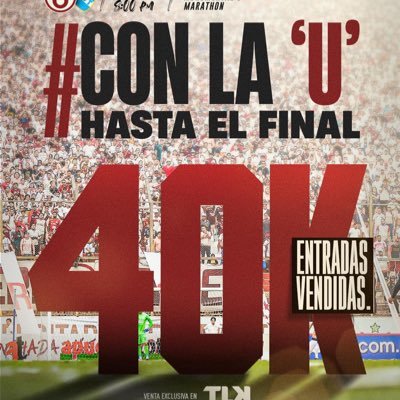 Te avisamos si la “U” ya superó los 33K de aforo de los cagones en esta fecha de local