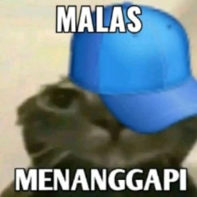 malas menanggapi