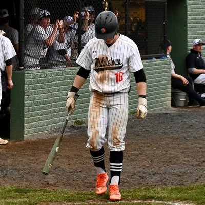 Middletown 24’ OF/mif/rhp/6’0/210/gpa 4.25/96ev/6.65 60/92 of velo/88.5 mound velo/240-385-5750