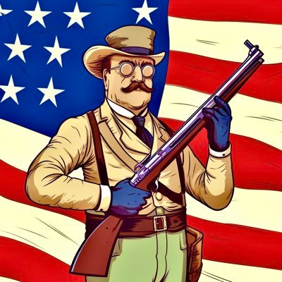 BullMooseMemes's profile picture. 🦅 This is America 🦅 🫎Bull Moose🫎 🐍Liberty🐍🗽New York🗽💰₿itcoin💰 🐴Rough Riders🐴