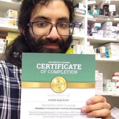 26 years old
Pharmacy Dispenser
MCA trained
APTUK member 
Pharmacy Technician at Southview surgery 
Bromley Connect PCN
Enjoys walking/hiking