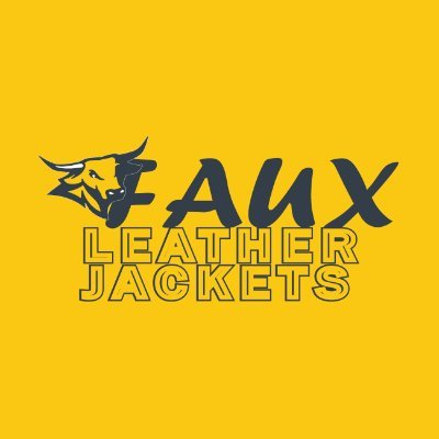 A faux leather jacket resembles the look of the material while being composed of synthetic materials other than leather.