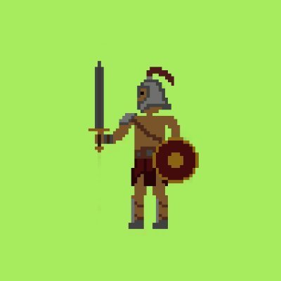 Retro Heroes is a collection of pixelated images of old-time soldiers who challenge modern weapons with courage and bravery.