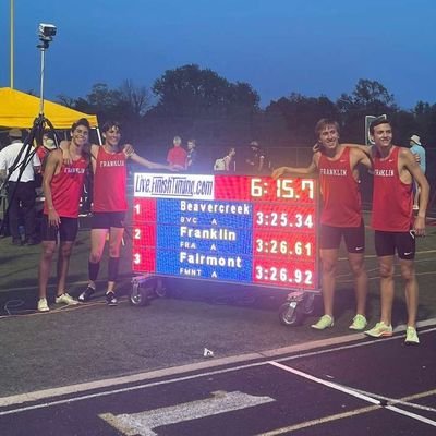 Franklin High School | Class of 2024
60m=6.91 |
100m=10.53 |
200m=21.47 |
400m=47.98 |